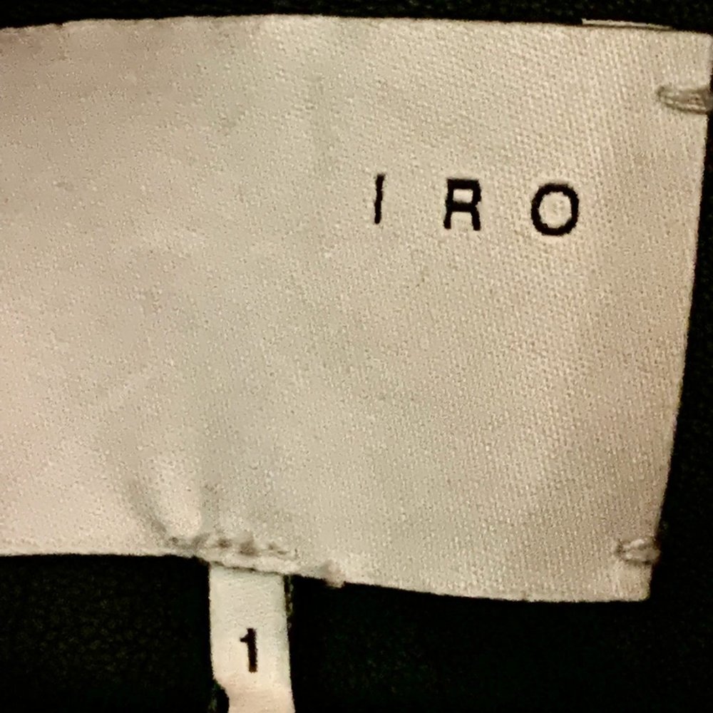 Iro Paris Distressed Burgundy/Black Leather Moto Jacket - Picture 8 of 8